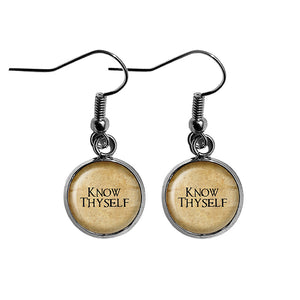 Know Thyself Surgical Steel Earrings