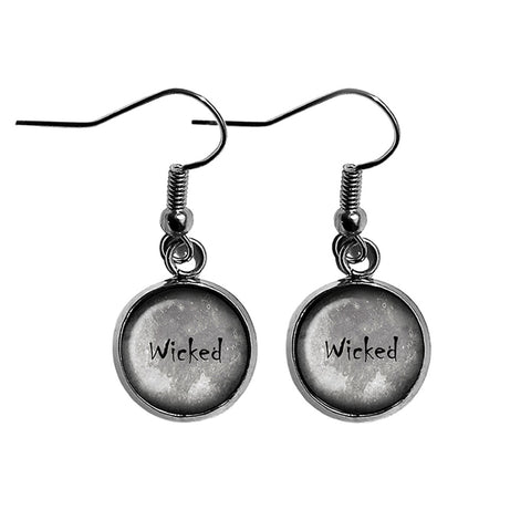 Halloween Wicked Surgical Steel Earrings