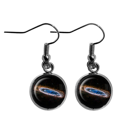 NASA Photograph Galaxy Forever Surgical Steel Earrings