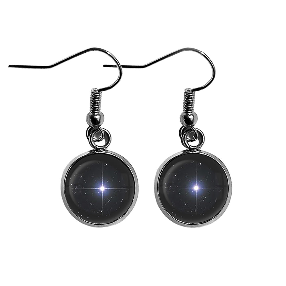 Bright North Star Surgical Steel Earrings