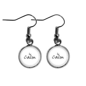 Be Calm Surgical Steel Earrings