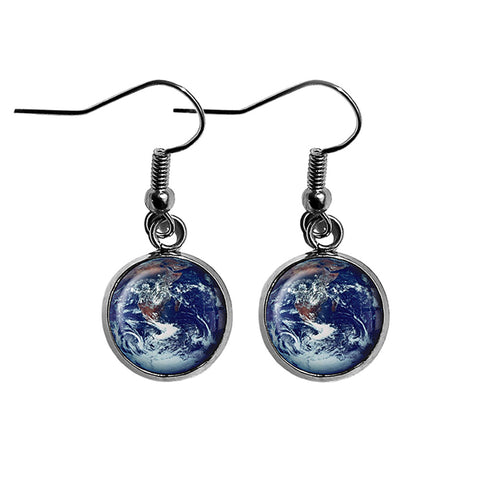 NASA Photograph Earth Wonder Surgical Steel Earrings
