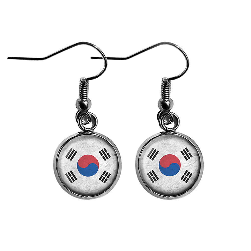 Serbia Serbian Flag Surgical Steel Earrings