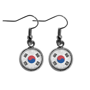 Serbia Serbian Flag Surgical Steel Earrings