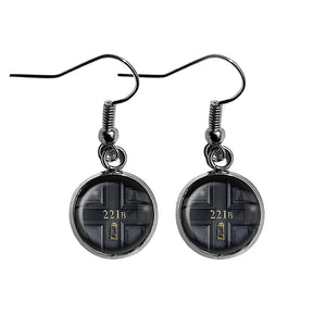 Sherlock Holmes Room 221B Surgical Steel Earrings