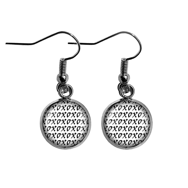 XOXOXO Hugs and Kisses Surgical Steel Earrings