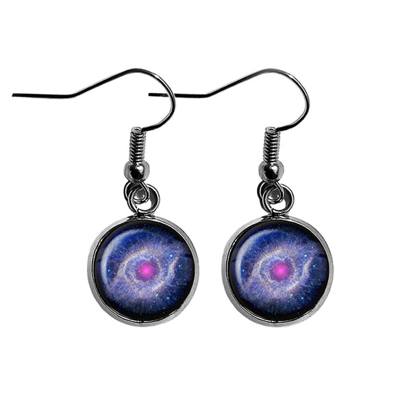 NASA Photograph Helix Nebula Surgical Steel Earrings