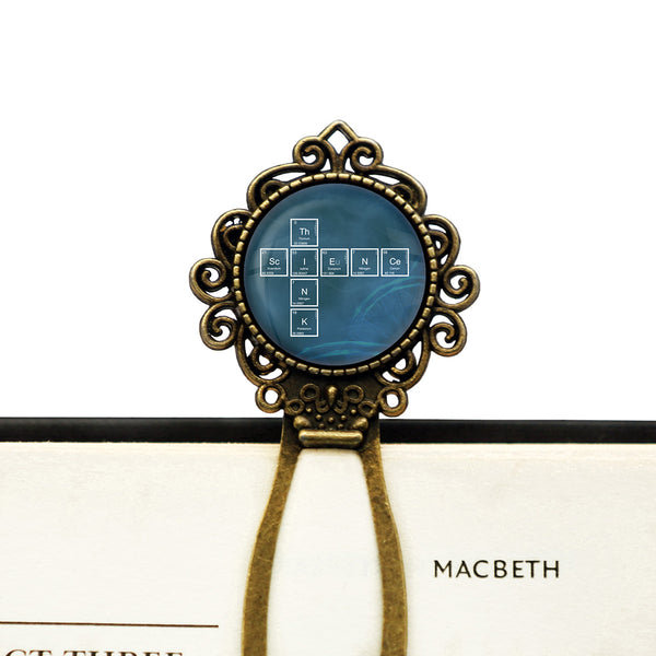 Periodic Table Elements Think Science Geek Bronze Bookmark