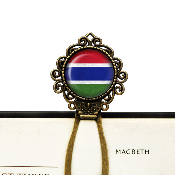 Republic of The Gambia Gambian Flag Bronze Bookmark