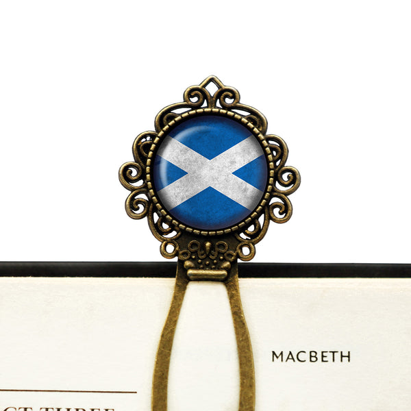Scotland Scottish Flag Bronze Bookmark