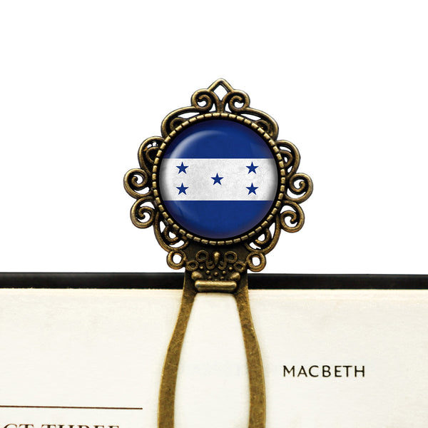 Republic of Honduras Honduran Flag Bronze Bookmark