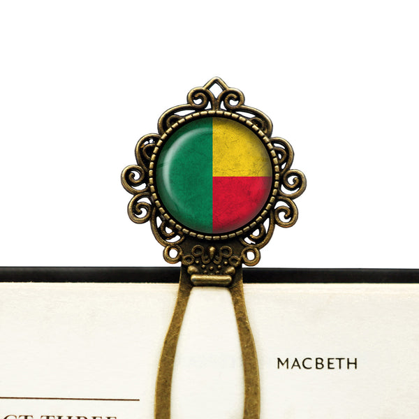 Republic of Benin Beninese Flag Bronze Bookmark