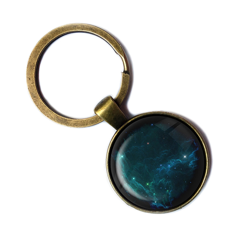 NASA Photograph Stars Starlight Antique Bronze Keychain