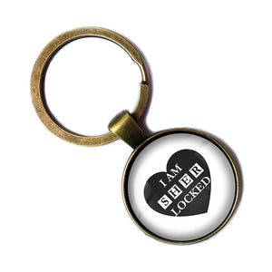 Sherlock Holmes I am Sherlocked Bronze Keychain