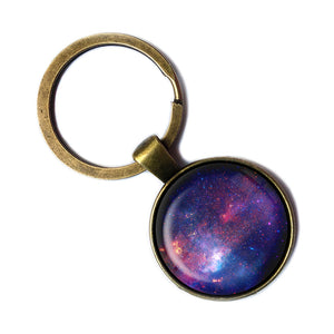 NASA Photograph Nebular Awe Antique Bronze Keychain