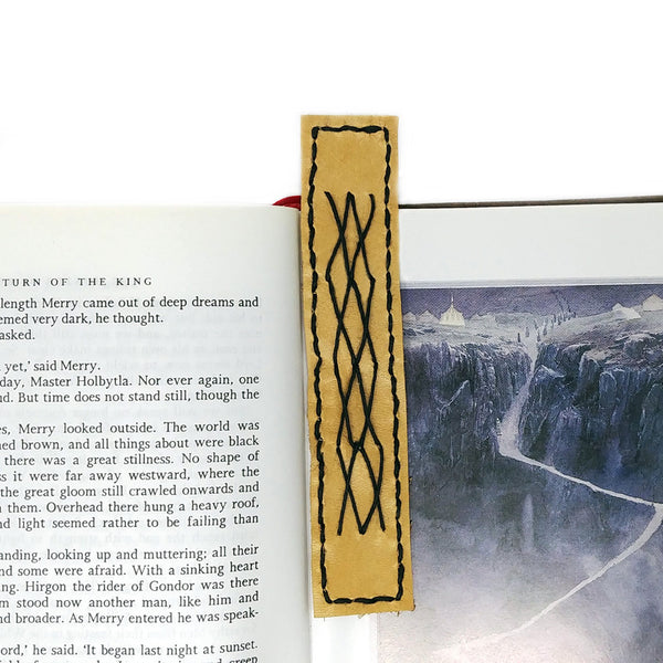 Leather Handmade Journal Stitching Bookmark