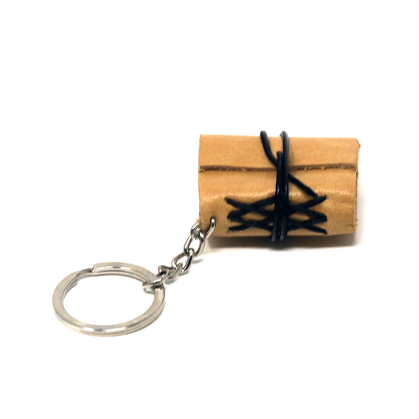 Leather Hand Made Book Journal Keychain Style #6