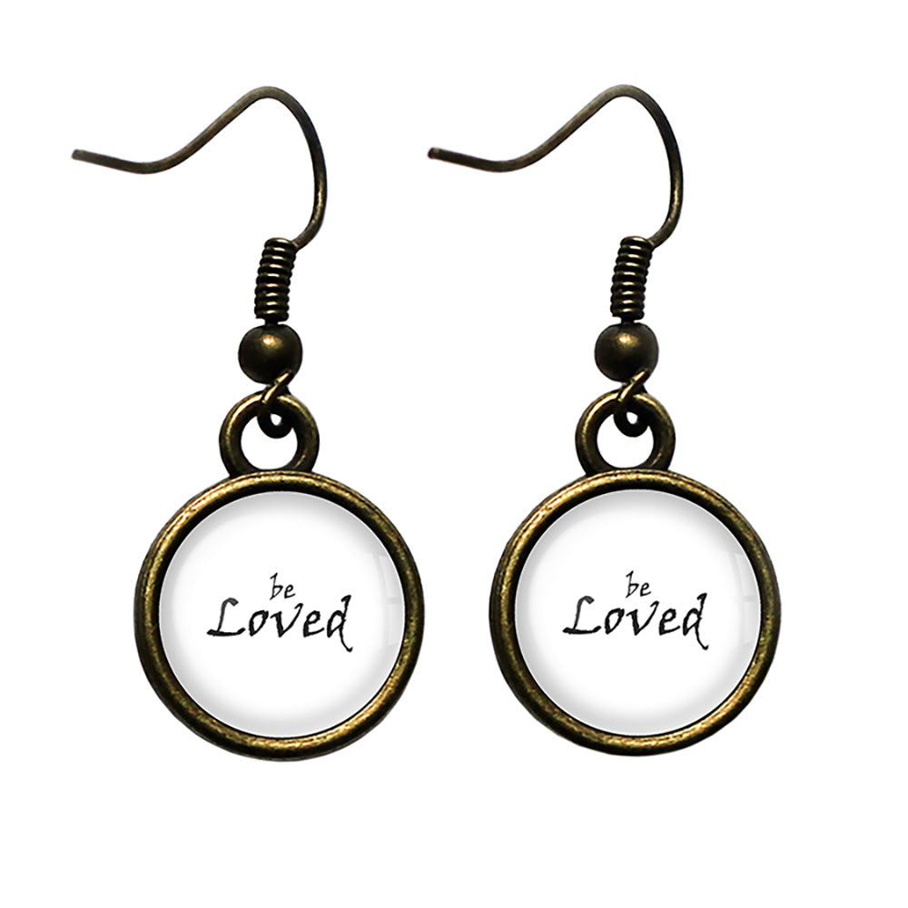 Be Loved Antique Bronze Earrings