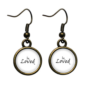 Be Loved Antique Bronze Earrings
