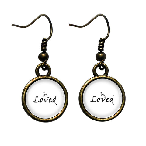 Be Loved Antique Bronze Earrings