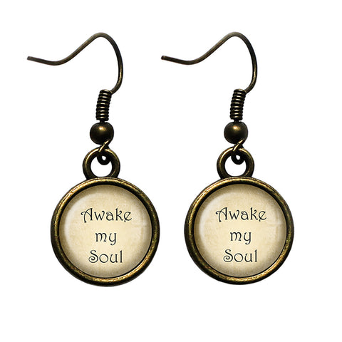 Awake my Soul Antique Bronze Earrings