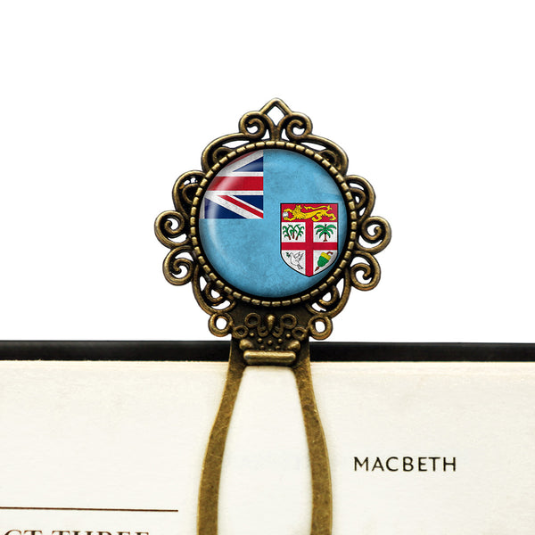 Fiji Fijian Flag Bronze Bookmark