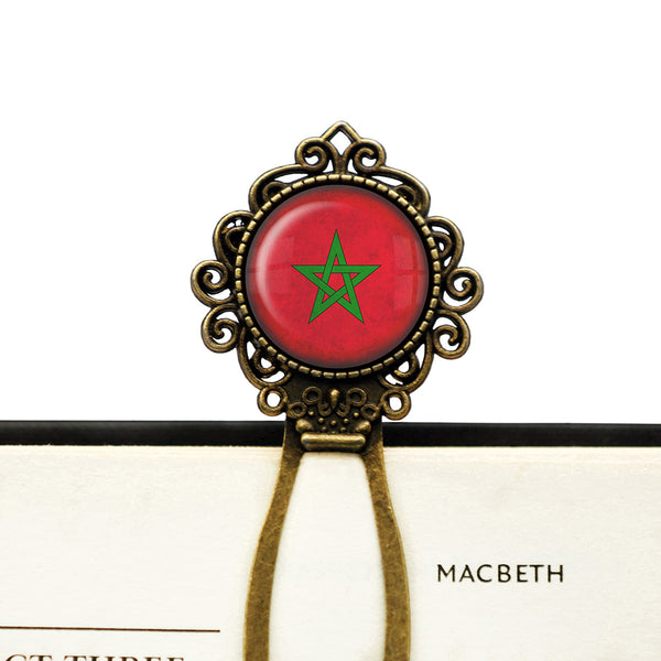 Nepal Nepalese Flag Bronze Bookmark