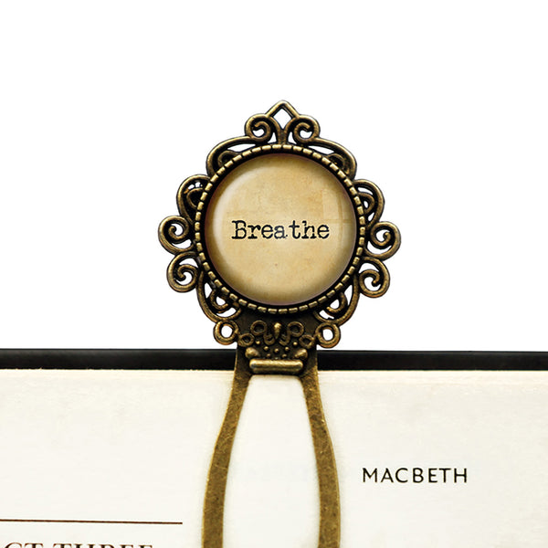 Breathe Bronze Bookmark
