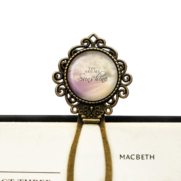 You Are My Sunshine Bronze Bookmark