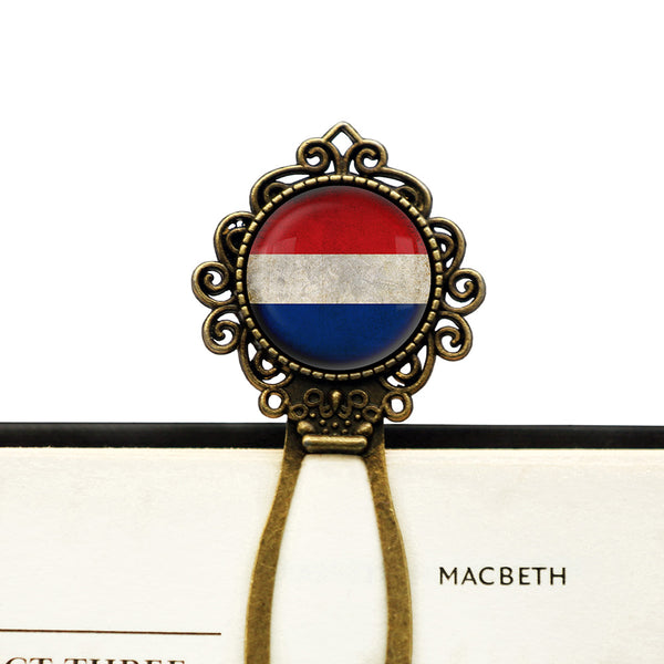 Holland Netherlands Flag Bronze Bookmark