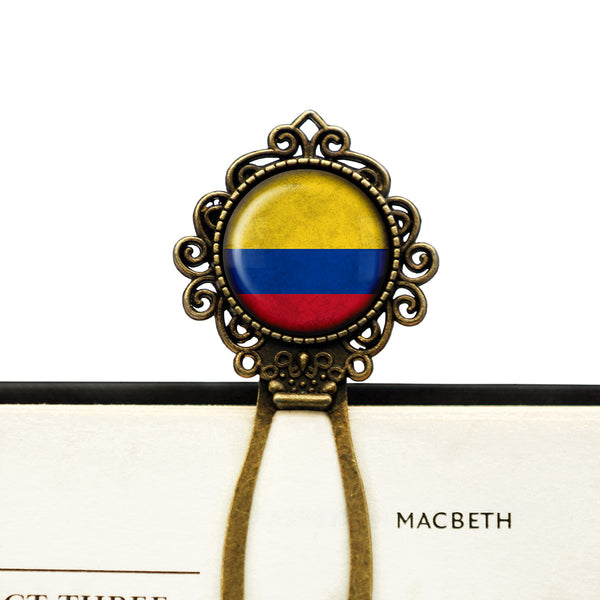 Columbia Columbian Flag Bronze Bookmark