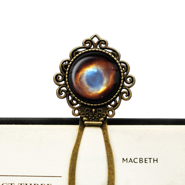 NASA Photograph Helix Nebula The Eye of God Bronze Bookmark