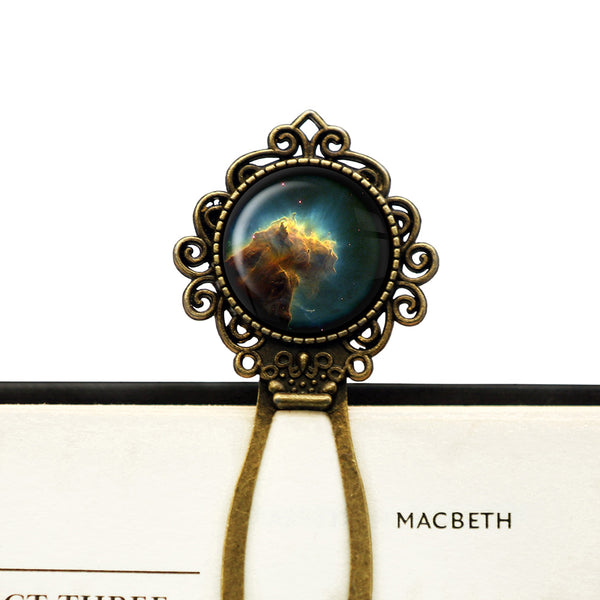 NASA Photograph Eagle Nebula Bronze Bookmark