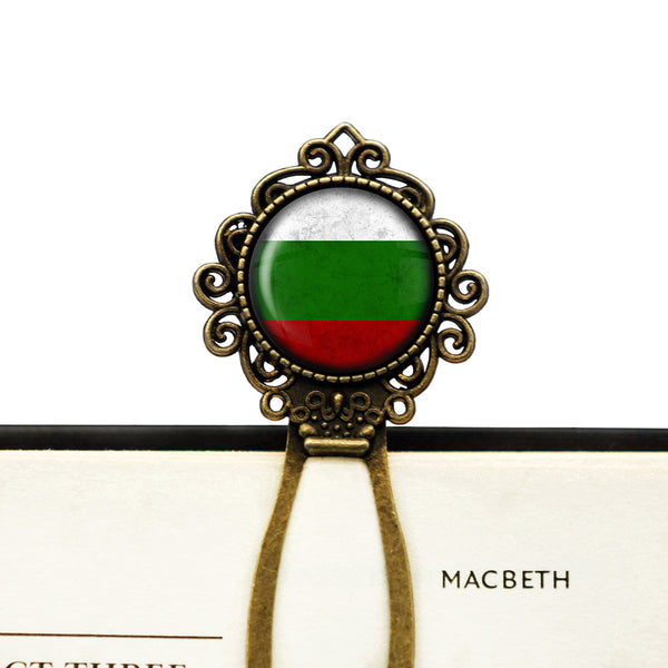 Bulgaria Bulgarian Flag Bronze Bookmark