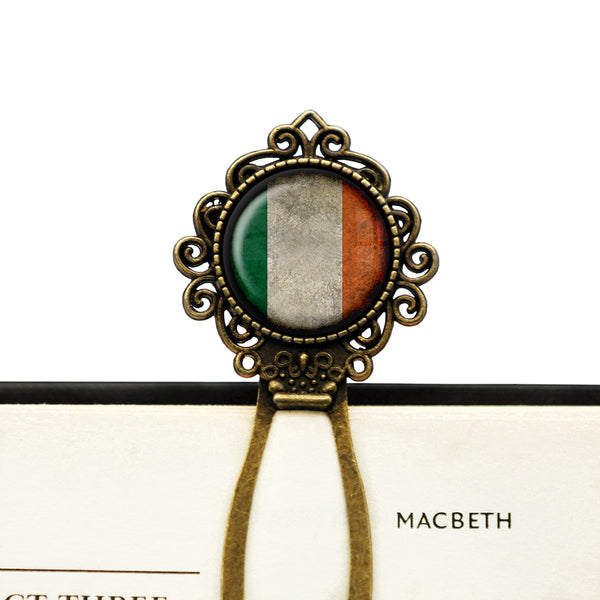 Irish Ireland Flag Bronze Bookmark