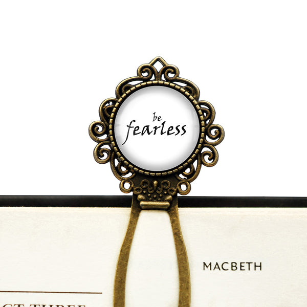 Be Fearless Bronze Bookmark