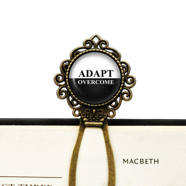 Adapt Overcome Bronze Bookmark