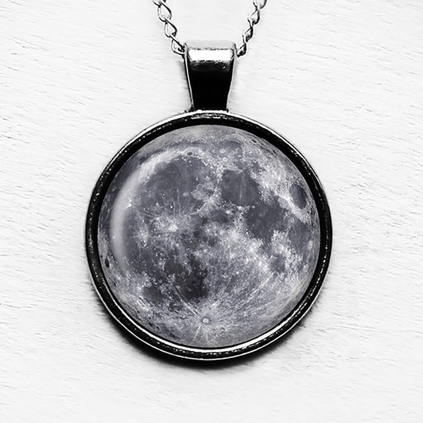 NASA Photograph The Moon Pendant & Necklace
