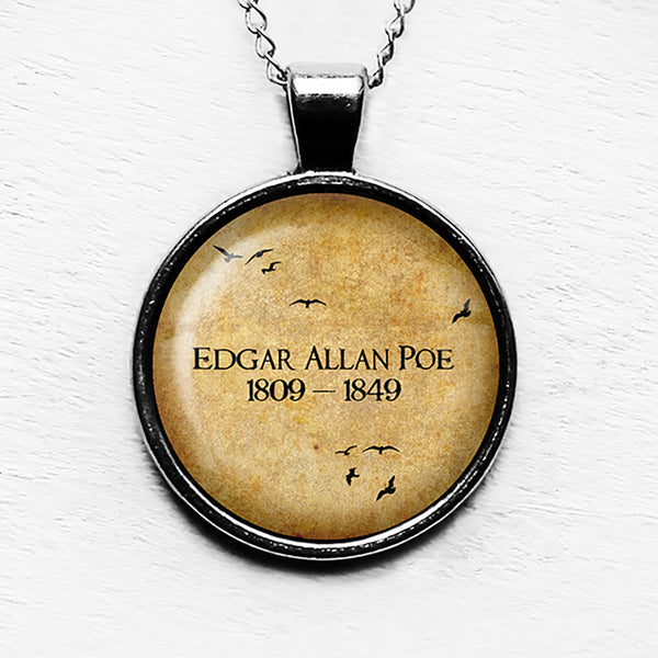 Edgar Allan Poe 1809 - 1849 Pendant & Necklace