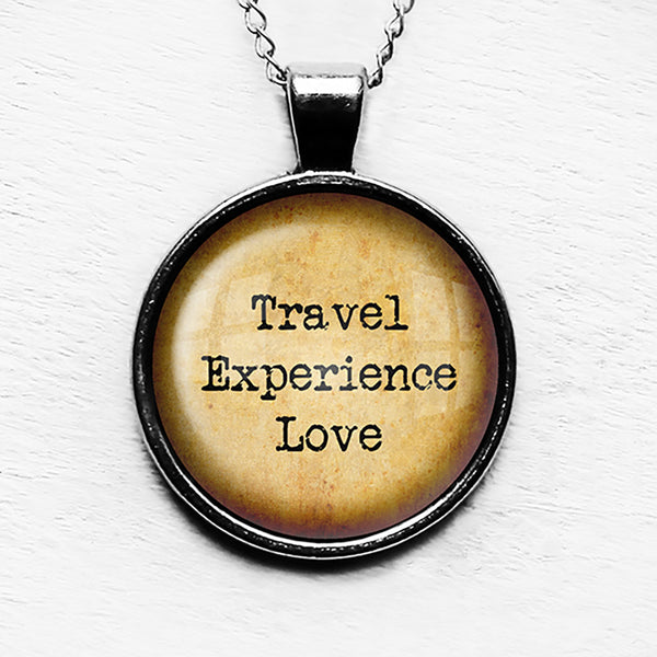 Travel Experience Love Pendant & Necklace