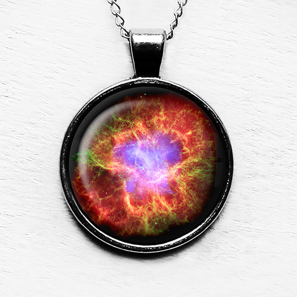 NASA Photograph Crab Nebula Pendant & Necklace