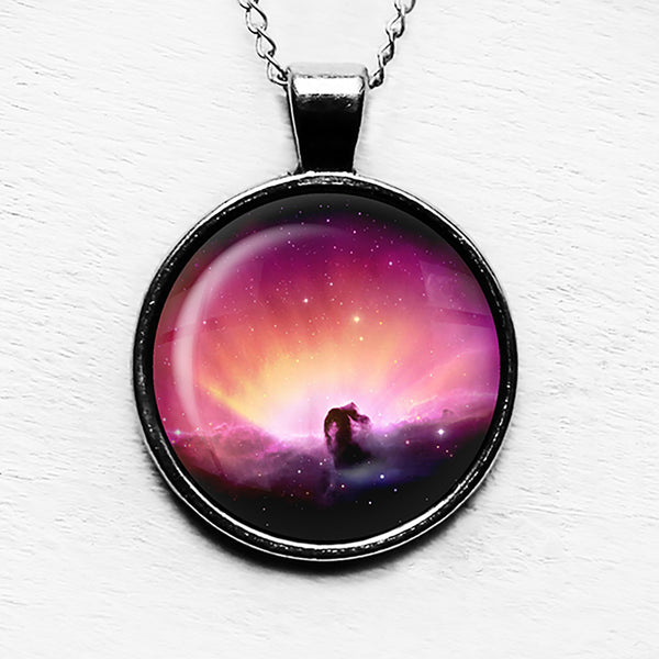 NASA Photograph Pink Nebula Pendant & Necklace