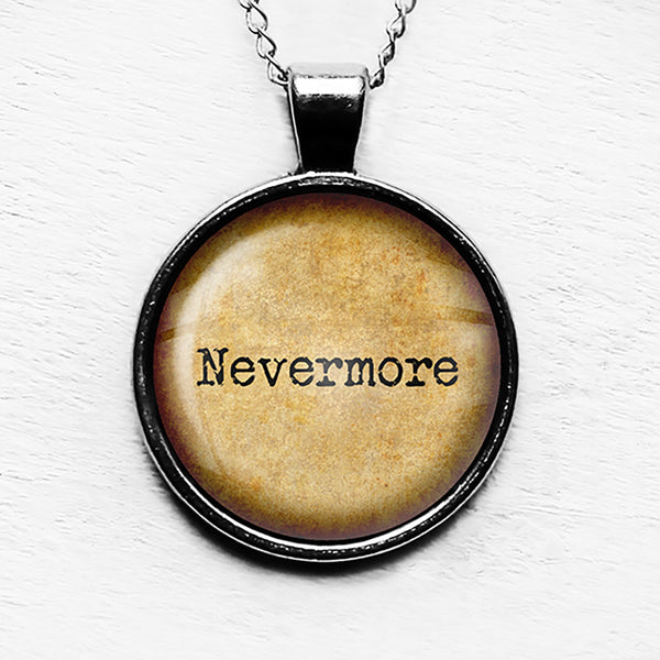 Edgar Allan Poe Nevermore Pendant & Necklace