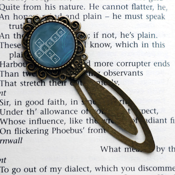 Periodic Table Elements Think Science Geek Bronze Bookmark