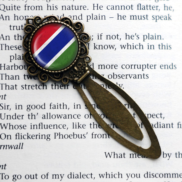 Republic of The Gambia Gambian Flag Bronze Bookmark