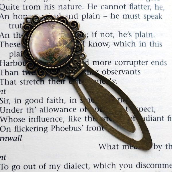 Albert Bierstadt Rocky Mountain Landscape Classic Artwork Bronze Bookmark