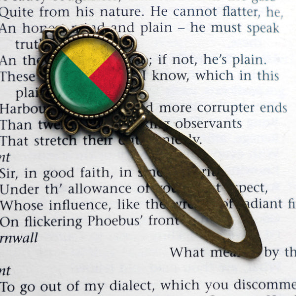Republic of Benin Beninese Flag Bronze Bookmark