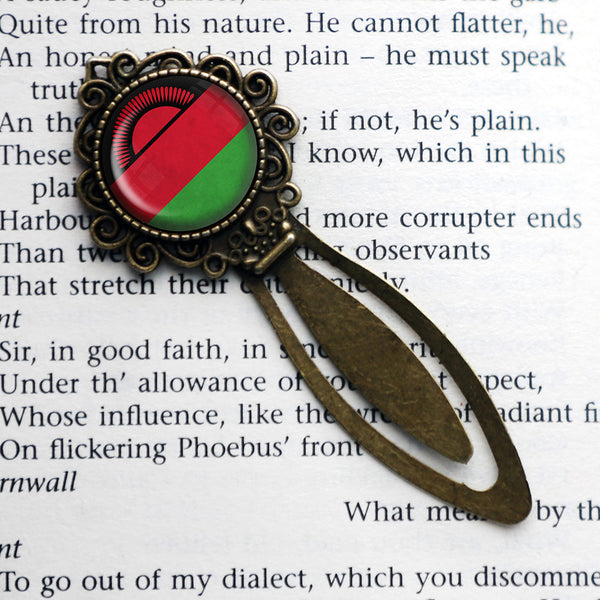 Republic of Malawi Malawian Flag Bronze Bookmark