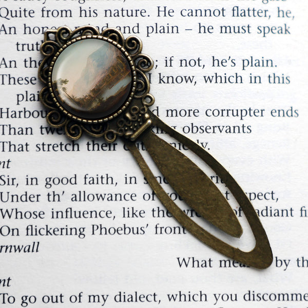 Robert S Duncanson Vale of Kashmir 1867 Classic Artwork Bronze Bookmark