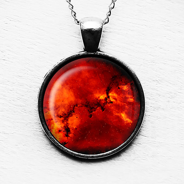 NASA Photograph Rosetta Nebula Pendant & Necklace